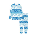 Dolphin Tribal Pattern Ethnic Motifs Kids' Boys' Girls' All Over Print Pajama Set