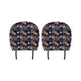 Snake Flower Pattern Car Headrest Cover