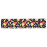 Potato Chips Pattern Print Design 05 Table Runner