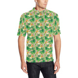 Pelican Pattern Print Design 05 Men's All Over Print Polo Shirt