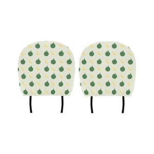 Durian Pattern Theme Car Headrest Cover