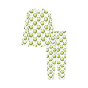 Tennis Pattern Print Design 05 Kids' Boys' Girls' All Over Print Pajama Set