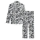 Gear Pattern Print Design 01 Men's Long Pajama Set