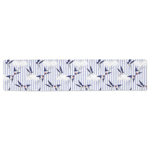 Swallow Pattern Print Design 03 Table Runner