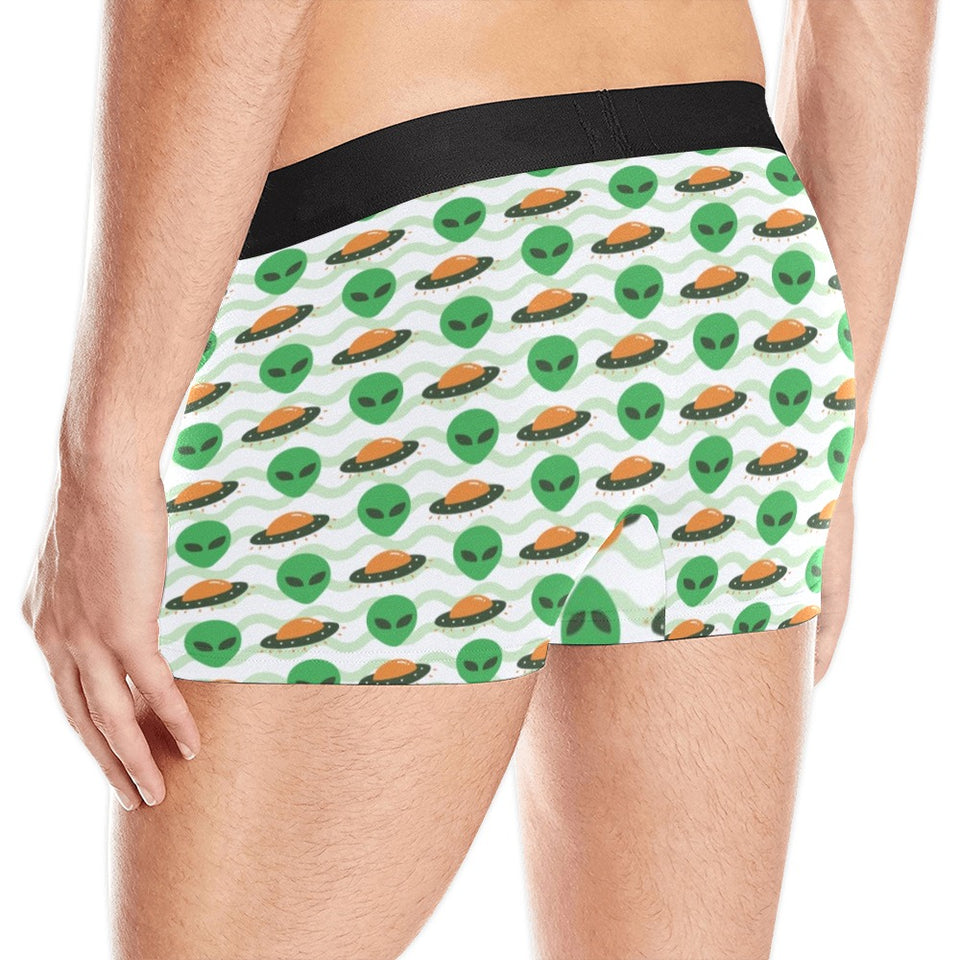 Alien Pattern Print Design 02 Men's All Over Print Boxer Briefs Men's Underwear