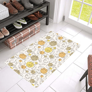 Potato Chips Pattern Print Design 02 Doormat