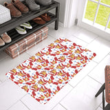 Goldfish Pattern Print Design 02 Doormat