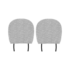 Brick Printed Pattern Print Design 01 Car Headrest Cover