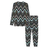 Zigzag Chevron African Afro Dashiki Adinkra Kente Men's All Over Print Pajama