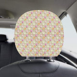 Onion Pattern Theme Car Headrest Cover