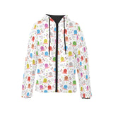 Snail Pattern Print Design 05 Women's Padded Hooded Jacket