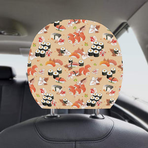 Sushi Pattern Car Headrest Cover