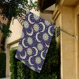 Moon Tribal Pattern House Flag Garden Flag