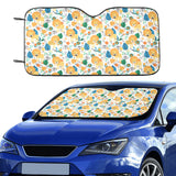 Lion Pattern Print Design 02 Car Sun Shade