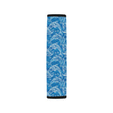 Dolphin Tribal Blue Pattern Car Seat Belt Cover