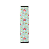 Mushroom Pattern Background Car Seat Belt Cover