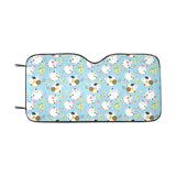 Guinea Pig Pattern Print Design 03 Car Sun Shade