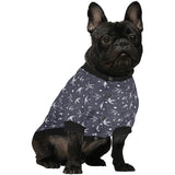 Swallow Pattern Print Design 02 All Over Print Pet Dog Round Neck Fuzzy Shirt