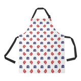 Hamburger Pattern Print Design 04 Adjustable Apron