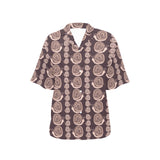 Snail Pattern Print Design 03 Women's All Over Print Hawaiian Shirt