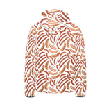 Sausage Pattern Print Design 05 Kids' Boys' Girls' Padded Hooded Jacket