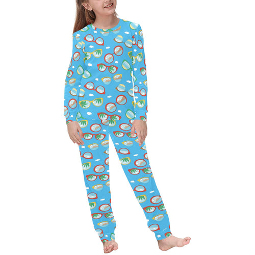 Sun Glasses Pattern Print Design 03 Kids' Boys' Girls' All Over Print Pajama Set