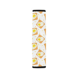 Bread Toast Pattern Print Design 02 Car Seat Belt Cover