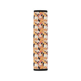 Squirrel Pattern Print Design 04 Car Seat Belt Cover