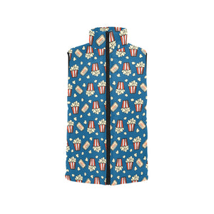 Popcorn Pattern Print Design 03 Men's Padded Vest