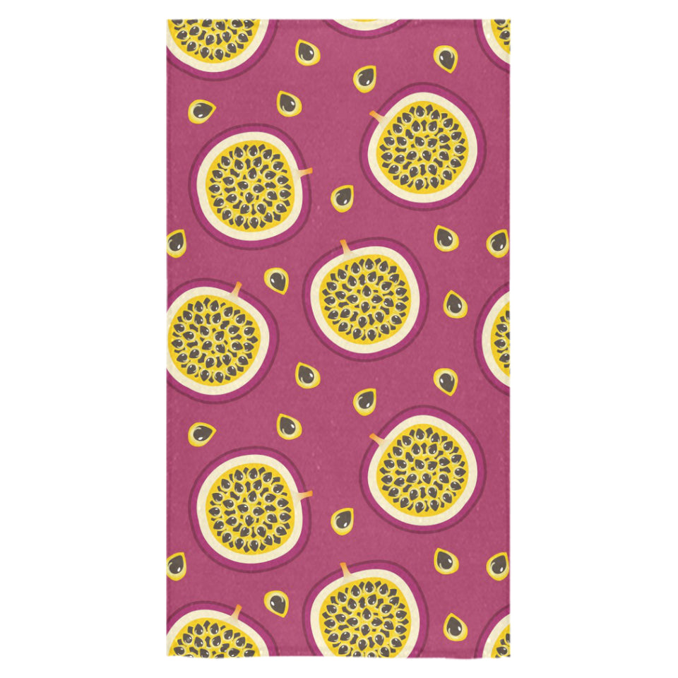 Sliced Passion Fruit Pattern Bath Towel