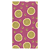 Sliced Passion Fruit Pattern Bath Towel