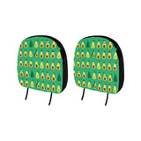 Cute Avocado Pattern Car Headrest Cover