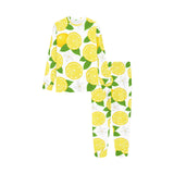 Lemon Flower Pattern Kids' Boys' Girls' All Over Print Pajama Set