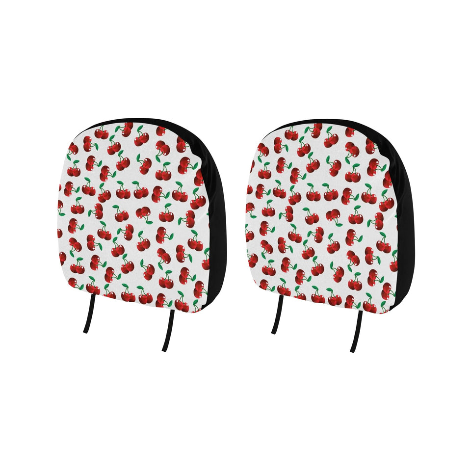 Cherry Pattern Car Headrest Cover