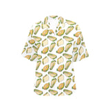 Sandwich Pattern Print Design 05 Women's All Over Print Hawaiian Shirt