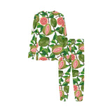 Guava Leaves Pattern Kids' Boys' Girls' All Over Print Pajama Set