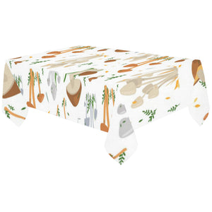 Mushroom Pattern Theme Tablecloth