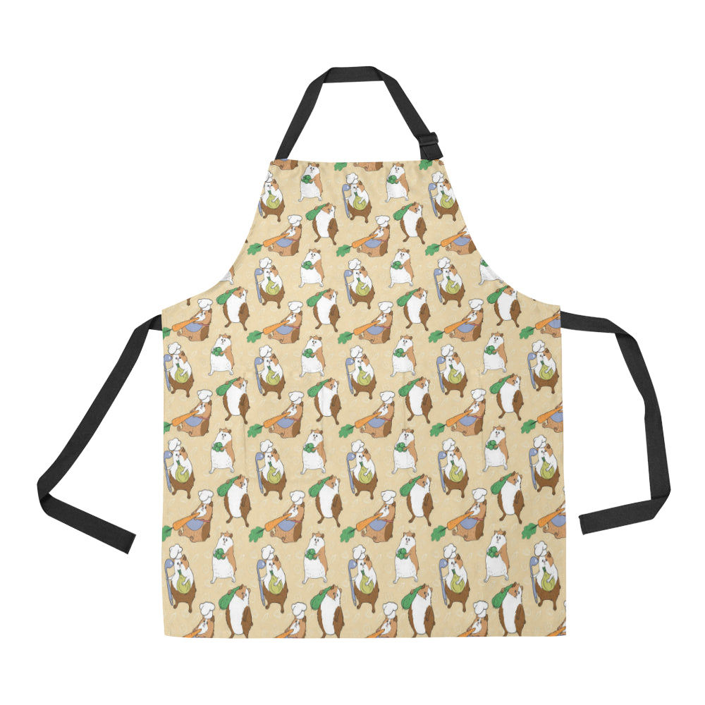 Guinea Pig Pattern Print Design 02 Adjustable Apron