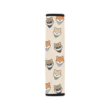 Shiba Inu Head Pattern Car Seat Belt Cover