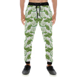 Sliced Cucumber Leaves Pattern Unisex Casual Sweatpants