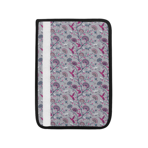 Hummingbird Pattern Print Design 04 Car Seat Belt Cover