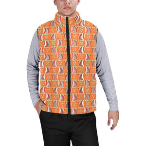 Popcorn Pattern Print Design 05 Men's Padded Vest