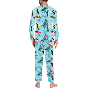 Surfboard Pattern Print Design 03 Men's All Over Print Pajama