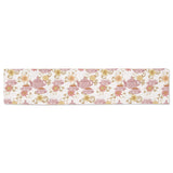 Tea pots Pattern Print Design 01 Table Runner