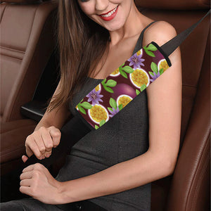 Passion Fruit Sliced Pattern Car Seat Belt Cover