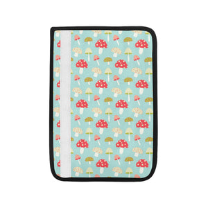 Mushroom Pattern Background Car Seat Belt Cover