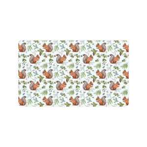 Squirrel Pattern Print Design 02 Doormat