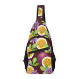 Passion Fruit Sliced Pattern All Over Print Chest Bag