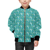 Swordfish Pattern Print Design 04 Kids' Boys' Girls' Bomber Jacket