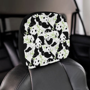 Panda Pattern Car Headrest Cover